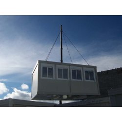 Bungalow de chantier isoplus / bureau / 3 x 2 x 2.5 m
