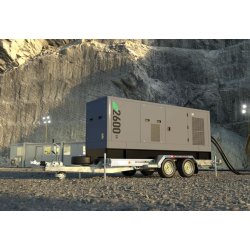 Remorque robuste  avec traverses réglables pour générateurs à boulonner, citernes et engins - 2 roues - CHASSIS PLANT - 560-2813-27-2-13