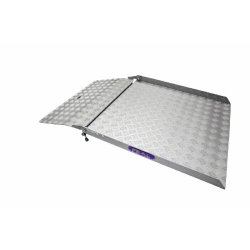Rampes d'accès repliables en aluminium pour baies vitrées - RMPACCRPALU-ID01