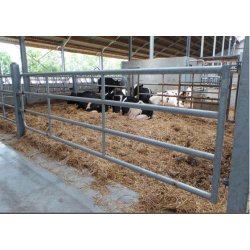 62050 - Barrière agricole extensible 4 lisses - Jourdain - Tubes de 60 mm et partie extensible 49 mm