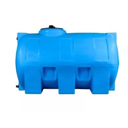 Cuve 750l Aérienne De Récupération D'eau - Réservoir Horizontal Bleu - Elbi Cho750