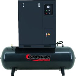 DRAKKAR ÉQUIPEMENT - Compresseur insonorisé à pistons avec cuve horizontale 500L - 11242