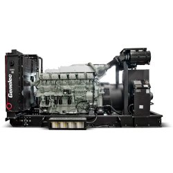 GTW-1390 T5 - Groupe électrogène industriel triphasé 50 Hz, 1382 kVA - MITSUBISHI/GENELEC
