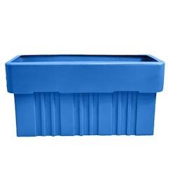 Jardinière bella 135l - bac à fleurs-dare win store - BLEU - bleu 0750122560530