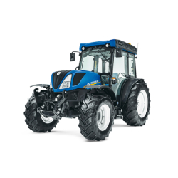Tracteur agricole T4 LP - New Holland - profil surbaissé et centre de gravité bas pour vergers et zones montagneuses