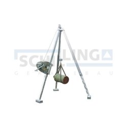 Tripode de levage 1621001 - Schilling - capacité 1000 kg - pieds télescopiques et pliant
