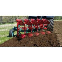 Charrue portée réversible ES - Kverneland - Acier traité, sécurité Non-Stop, 3 à 6 corps, largeur réglable 30-50 cm