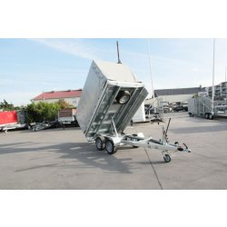 Remorque benne hydraulique - humbaur 3052 huk 202715 et 3055 huk 272715