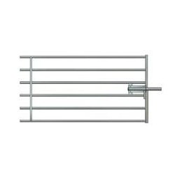 Barrière télescopique pour veau - 6 tubes - longueur de 0.6m à 5.5m