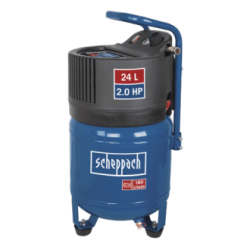 Compresseur vertical 24 litres Scheppach HC24V - 1500W - Cuve 24L - 10 bar