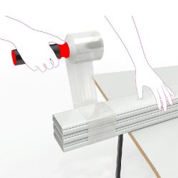 Films étirables manuels en bobinot - résistants, recyclables et silencieux - Référence FEBABY