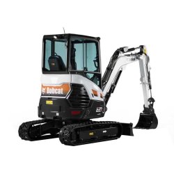 Mini-pelle E27z Bobcat - Série R, moteur Kubota, 2705 kg, idéale pour chantiers urbains