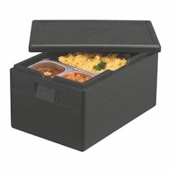 Papstar Boîte isotherme transport P.P.E. 60 cm x 40 cm x 32 cm ''Gastro-Norm 1-1'' x 4 - 82840