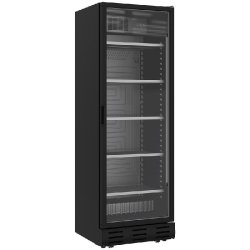 Vitrine ventilée positive 382 litres NOIRE
