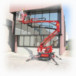 Nacelle élévatrice automotrice à bras articulé aérienne - Goldlift 14.70
