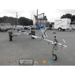 Porte-bateau pneumatique multirouleaux - SW225 - roue 10' - PTAC : 360Kg - 1 essieu - Sun Way