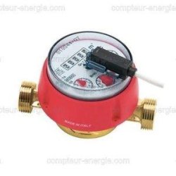 Compteur eau chaude b-meters gsd8-r à impulsion b-meters - gsd8-r 1l/pulse t90
