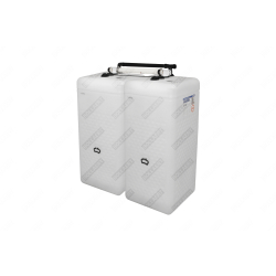 Cuves à carburants PE - 2 x 750L (1500L) - Double paroi - Jumelage largeur - Modèle compact