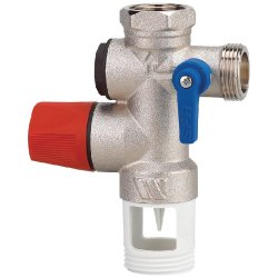 Groupe de sécurité chauffe-eau inox SFR 20x27 réf 2252570 - Grand débit 4000 L/h - Norme NF EN 1487