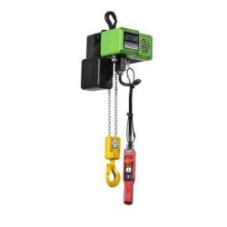 Palan électrique à chaîne 0,5t - Fixe à crochet - Triphasé - Code 18518 - Usage intensif extérieur/intérieur