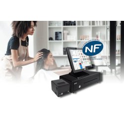 Caisse enregistreuse tactile pour Coiffeur - écran tactile 15" ou 10"