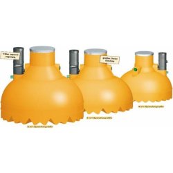 Cuve de stockage des eaux pluviales - polyéthylène robuste - parois épaisses et lisses - jonction possible