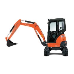 Pelle sur chenilles Kubota U20-3a S - 13,5 kW - largeur 1 400 mm - profondeur 2 320 mm