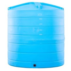 Cuve de stockage d'eau 10000 litres - PREMIUM - AQUA avec vanne femelle PVC DN50 et passe cloison monté