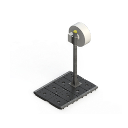 Support FH autostable - 1 FH Ø700mm - Hauteur 40m - Mât Ø114 H2000 - Poids 306kg