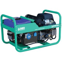 Groupe électrogène monophasé OHV essence LEADER 12500 XL21 avec DIFF + DE - 13,25 kVA - IMER - 2V0000031.1