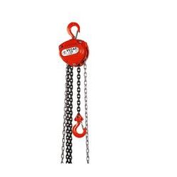 Palan manuel à chaîne VEGAS - CMU 1T - Hauteur de levée 3m - Orange - Ref. COBALTIX GPM031