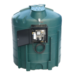 Cuve à fioul 5000L E - Double paroi avec pompe et jauge ultrasonique - DISTRIFIOUL