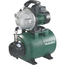 Surpresseur METABO HWW 4000/25 G - 4 000 l/h - 46 m - 8 m - 1 100 W - Acier - Réservoir 24 l