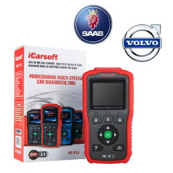 Valise de diagnostic automobile iCarsoft VOL V1.0 - Compatibilité Volvo et Saab - Diagnostic complet et mises à jour illimitées