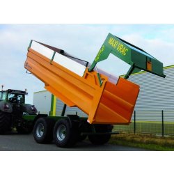 Gvm 180 benne agricole monocoque grand volume - gourdon sa - charge 18 t