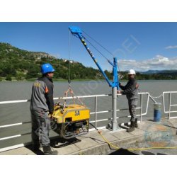 Potence de levage en aluminium amovible avec treuil - LEVO 500T - performante et sûre, fabrication française