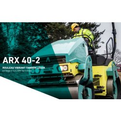 Rouleau vibrant tandem léger - EU Stage V/ U.S. EPA Tier 4 Final - Ammann - ARX 40-2