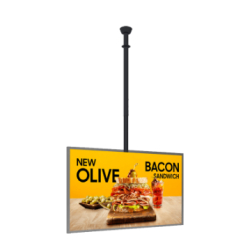 Vitrine support plafond - DIGITALE - Disponible en 46 et 55 pouces