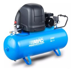 Compresseurs d'air à piston stationnaires silencieux - 200 litres, 3 ch - professionnels et amateurs