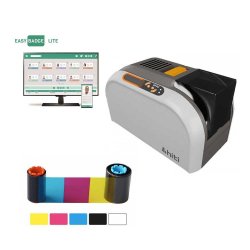 Imprimante à cartes idéale pour les petites  entreprises - Hiti CS200 bundle