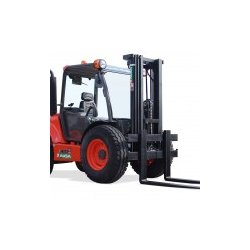 Chariot élévateur diesel C250H/HI/X4 - Compact, tout terrain, capacité 2000-2500 kg, hauteur 5,40 m