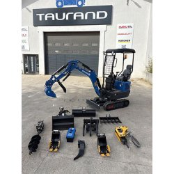 Mini pelle r10-6 rippa koop neuve + 3 godets