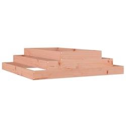 Helloshop26 - Jardinière bac lit surélevé plantes fleurs terrasse jardin 110 x 110 x 27 cm bois de douglas massif marron 02_0037305 - marron Bois m
