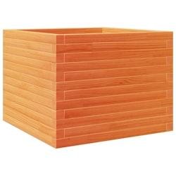 Helloshop26 - Jardinière bac lit surélevé plantes fleurs terrasse jardin cire 60 x 60 x 46 cm bois de pin massif marron 02_0038472 - marron Bois ma