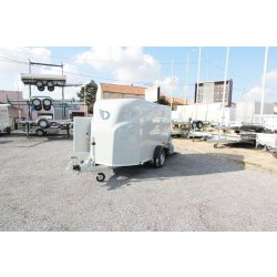Remorque fermée - debon - cargo 1300 p2 gris clair