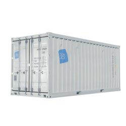 Container maritime 20 pieds DRY - Premier voyage avec coins ISO et passages de fourches