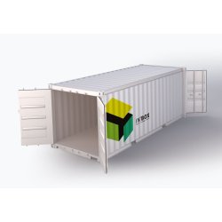 Conteneurs spécifiques 20 pieds Dry Double Door - Doubles portes verrouillables - Acier CORTEN - Plancher contreplaqué 28 mm