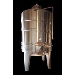 Cuve cylindrique en inox sur mesure - Vinification ou stockage - 2 à 1000 hl
