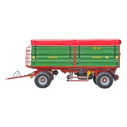 R 160 CSGA - Benne agricole à double essieu - ROMSAN - capacité de 16150 kg