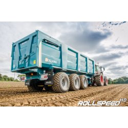 Rollspeed 8851 - Benne agricole monocoque Rolland - Volume maximal 51 m³, hauteur de caisse 1m80, acier HLE